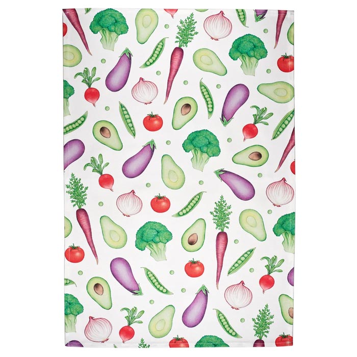 Lottie Murphy Vegetables Tea Towel